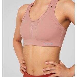 Yvette Blue Power Cross Back Padded Running Bra like new!